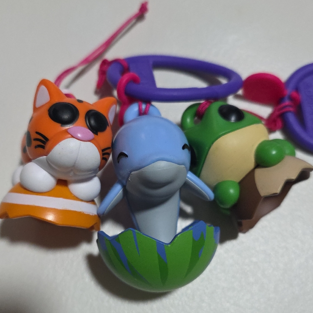 Adopt Me! Mystery Pets Figure Clips, lot of 3.